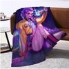 Flannel Digital Printed Blanket Conditioning Blanket Sofa Blanket Girl Gift