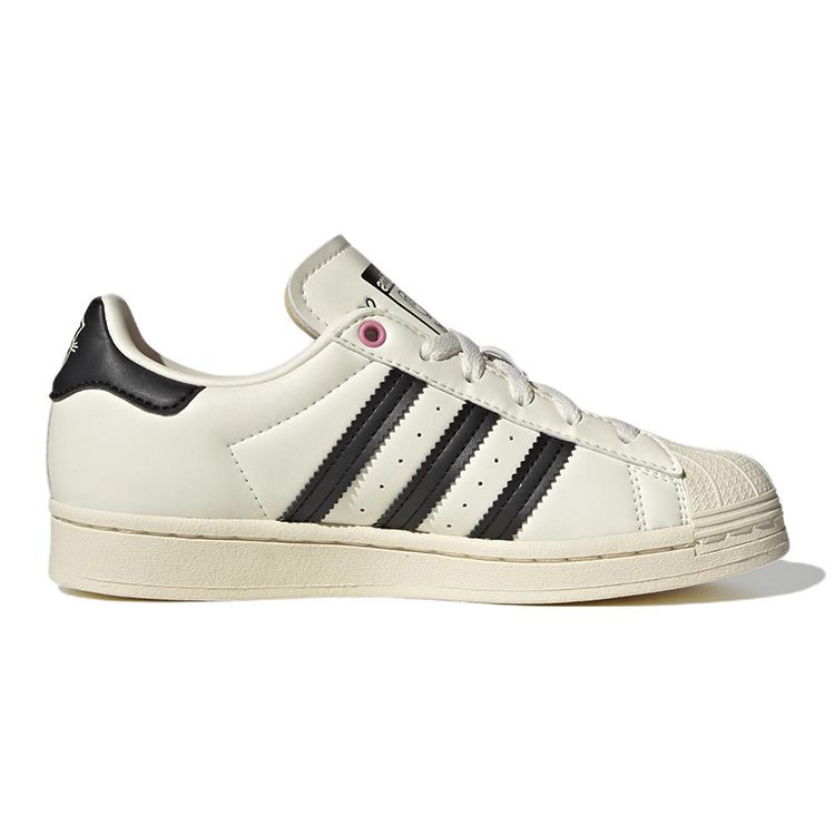 André Saraiva x Adidas Superstar Stort Barn Kjærlighet Graffiti Barnesneakers Krem Kremhvit Kjerne-Svart GZ1753