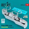 Reskit Mirage 2000N Cockpit with 3D Instrument Panel and Console Plastic Model Kit Parts 1/48 (for Kinetic) RSKU48-0460 (Airplane)