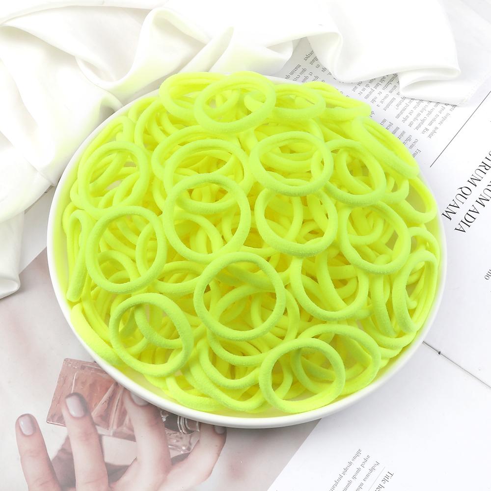 51 Colors Basic Elastic Hair Band for Girls 20/30/50PCS 4cm Simple Solid Color Headband Women Hair Accessories Scrunchies Holder