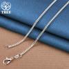 925 Sterling Silver 1.5mm Base Box Chain Necklace Jewelry