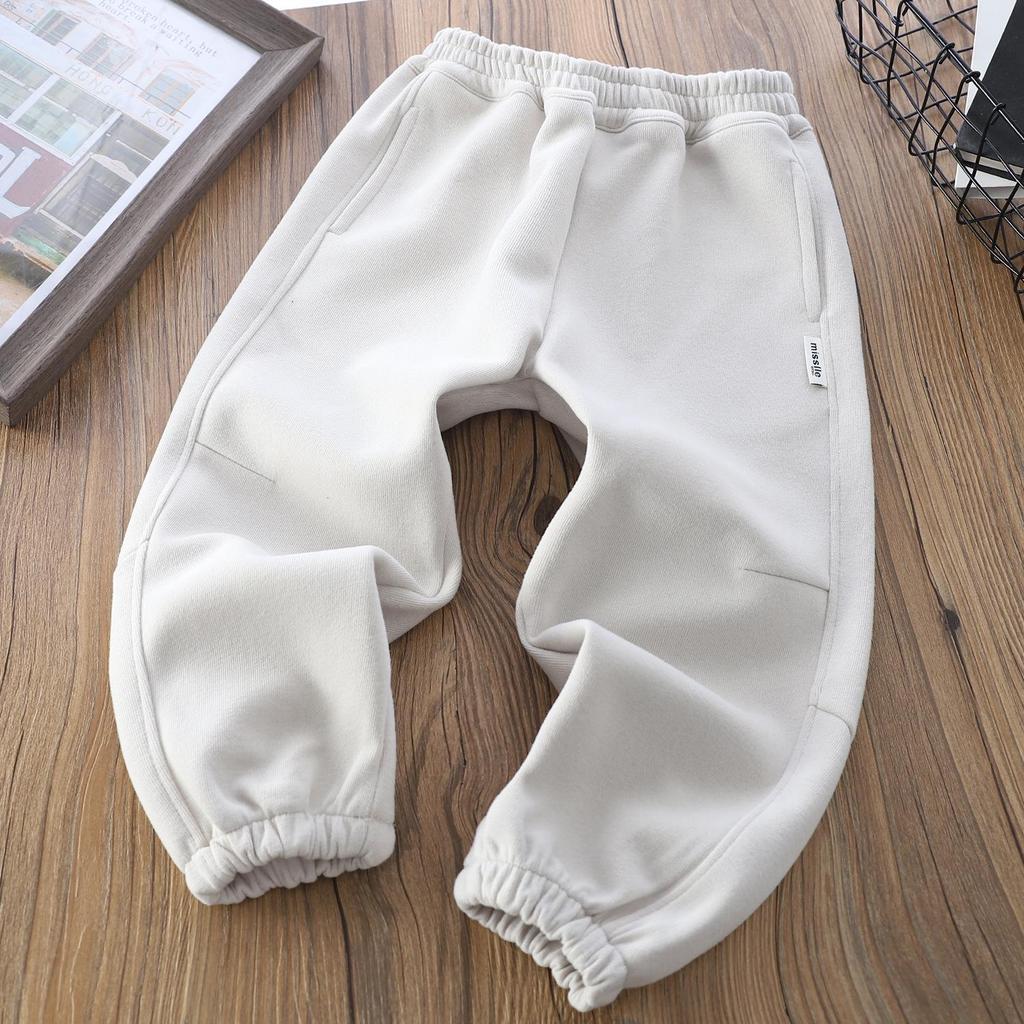 Koreansk stil 2025 Pojkars avslappnade höst-sweatpants - Mångsidiga sportkläder för stora och mellanstora barn