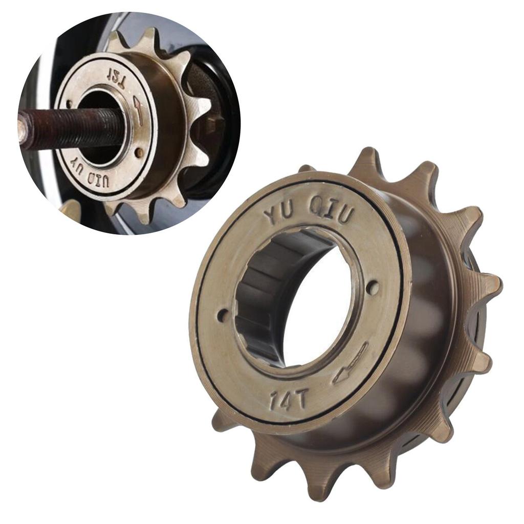 Bike Freewheel Strong Impact Sturdy Accessories Sprocket Gear for Road Bikes 14T