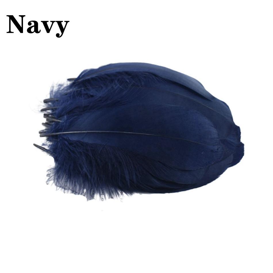 100Pcs Natural Goose Feathers Plumas Wedding Party White Feathers Christmas Crafts DIY Jewelry Making Decoration Accessories