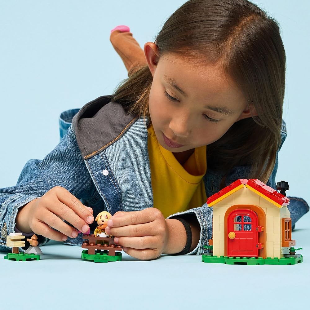 LEGO Animal Crossing Caramel Small House Building Toy for Kids Ages 6-9 with Figures and Blocks 77058