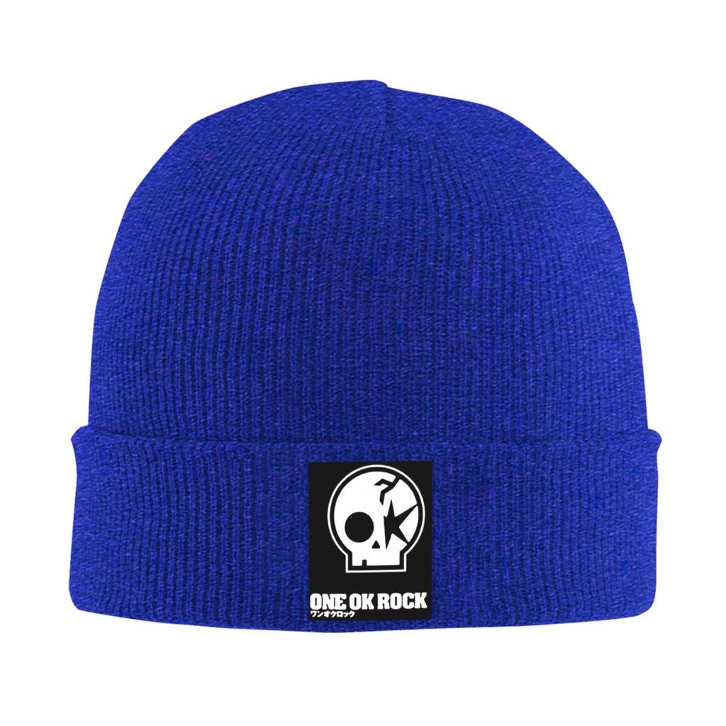 One Ok Rock Tulisan Japan  Warm Knitted Cap Hip Hop Bonnet Hat Autumn Winter Outdoor Beanies Hats for Unisex Adult