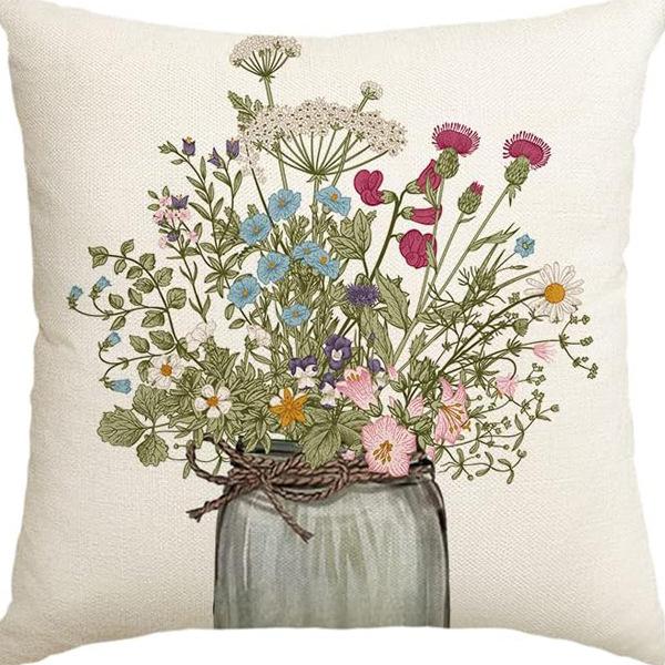 Harvest Autumn New Maple Leaf Pumpkin Pillow Case Home Bedroom Sofa Printed Cushion