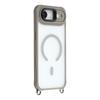 For iPhone Air Case Compatible with MagSafe PC TPU Phone Cover with Adjustable Lanyard/Camera Frame Kickstand