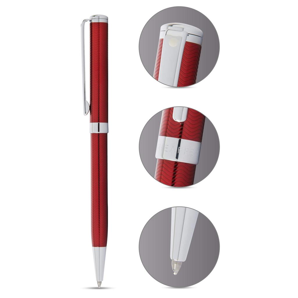 Sheaffer Ballpoint Intensity Translucent Officially Imported Pen, Red, Oil-Based, N2924551,