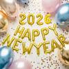 Kick off 2026 with Our Happy New Year Foil Balloon Set & Party Atmosphere Props