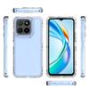 3 In 1 Hybrid Armor Shockproof Phone Case For Honor X5B Plus 6.56 Inches Hard Plastic TPU Frame Transparent Acrylic Back Cover