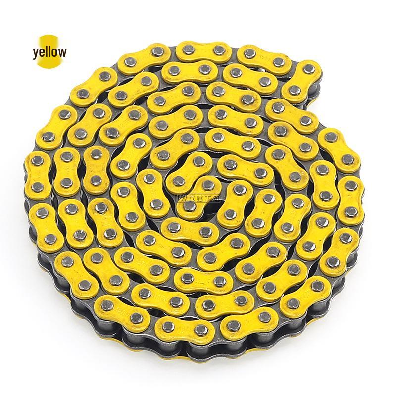 Colored 428 Chain for Go-Kart, ATV, Dune Buggy, and Off-Road Motorcycle