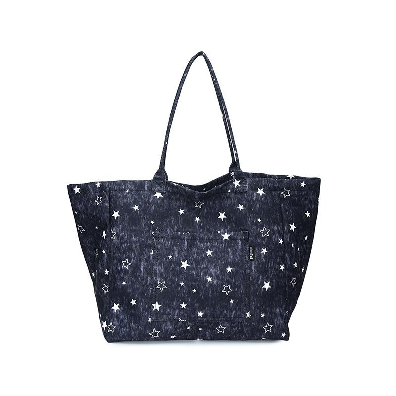 Large Capacity Casual Tote Bag, Hand-held Shopping Bag for Shopping, Relaxed Feeling, Single Shoulder Bag