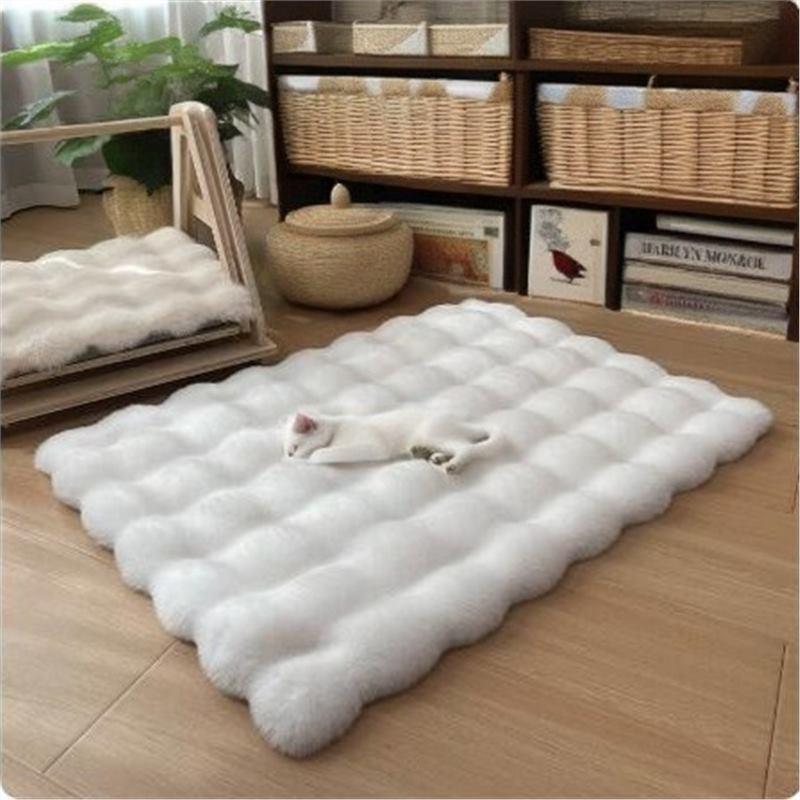 Warm Space Capsule Cat Bed with Cushion and Thick Blanket