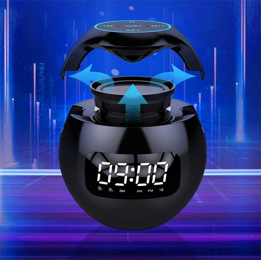 LED Lights Portable Wireless Bluetooth Speaker Outdoor Subwoofer Speaker Mini Sound