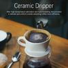 Conical Hand Flushing Single Dripping Filter Cup Funnel Dripper Porcelain Coffee Dripper Reusable Filters Coffee Maker