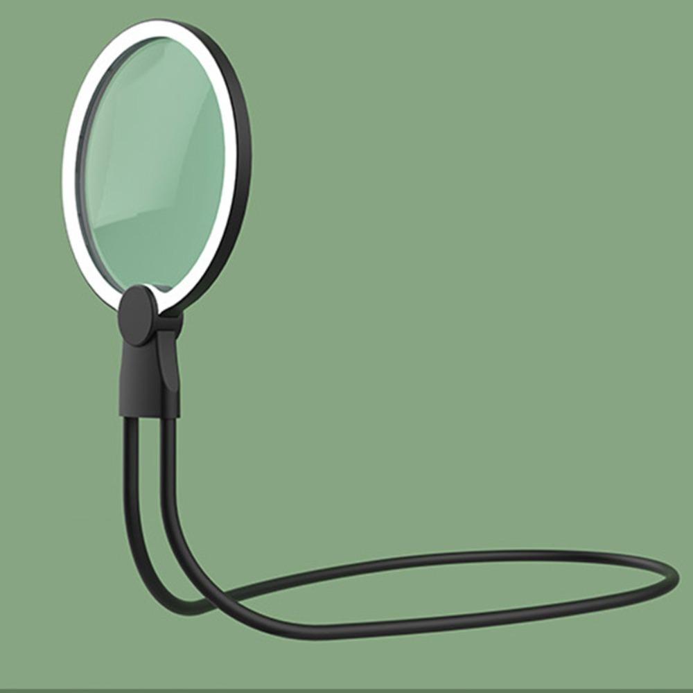 Large Screen Lens Hands Free Magnifier Rechargeable Handheld Magnifying Glass  Reading