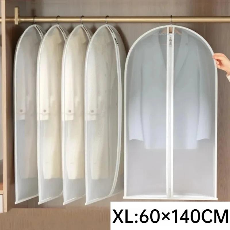 Kleidersack Kleidung Staubschutz für Schrankaufbewahrung Kunststoff Designer Kleiderhüllen Haushalt Mantel Anzug Abdeckung Hängende Kleidersack