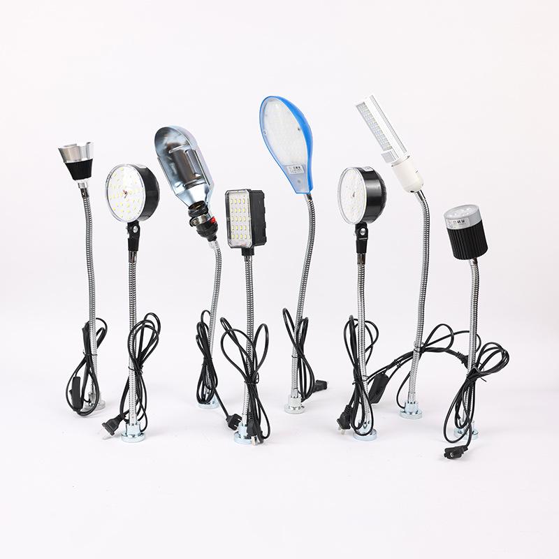 LED Industrial Work Light for Machine Tools - Versatile Desk Lamp for Lathes, Milling Machines, and Punch Presses - Custom Flexible Hose Design