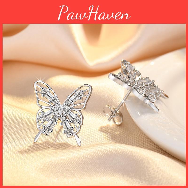 Trendy And Elegant Designer Bow Earrings Made Of Copper Spring 2023 Collection