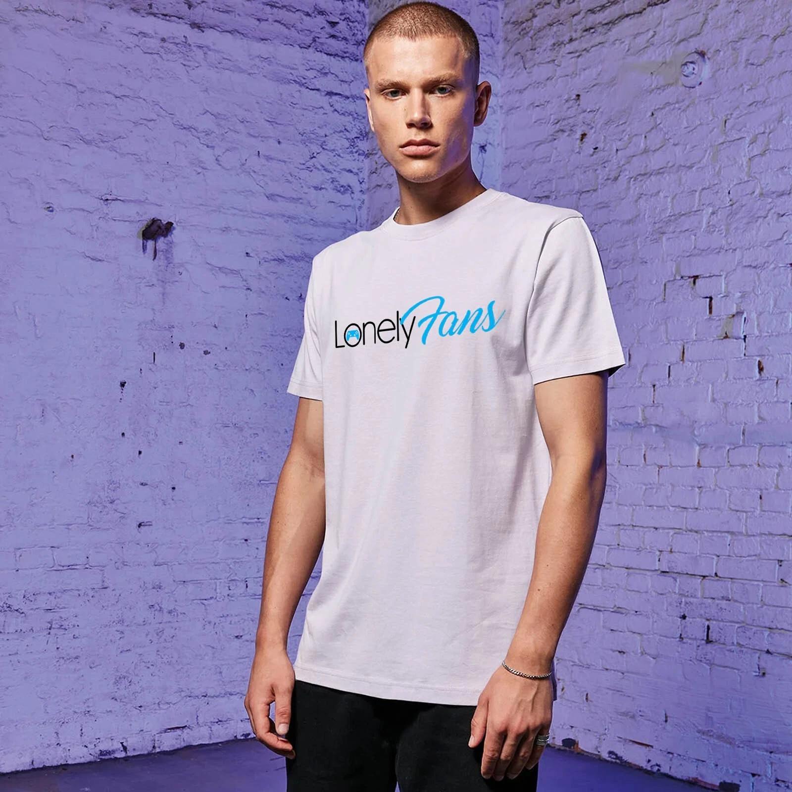 Unisex Slim Fit T-Shirt - LonelyFans - Novelty Secret Santa Gift Christmas S