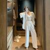 Women's Clothing Striped Loose Shirt Summer Long Sleeve Lightweight Cover Up Korean Style Casual Oversized Cardigan New