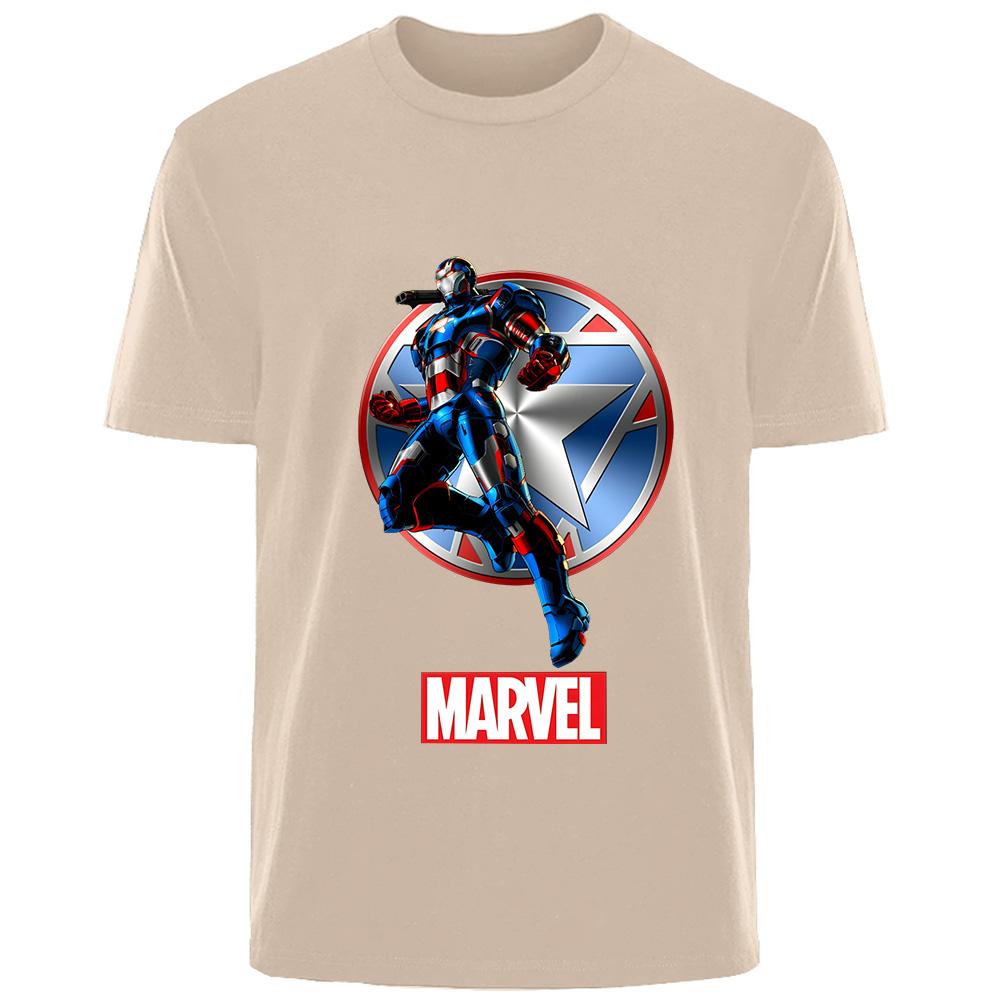 Marvel Avengers Superhero Tshirt  Iron Man Black Panther Cotton summer Tshirt Suitable for both men and women