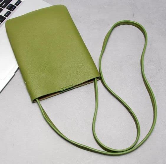 Crossbody stylish thin mini shoulder shoulder shoulder walking thin shoulder messenger crossbody shoulder one body compact bag Green [Aspersio] bag,