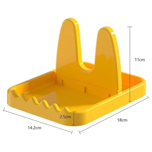 Roisin Foldable Pot Lid Spoon Rack Pan Cover Shelf Dish Storage Rack Kitchen Organizer 3 Pieces