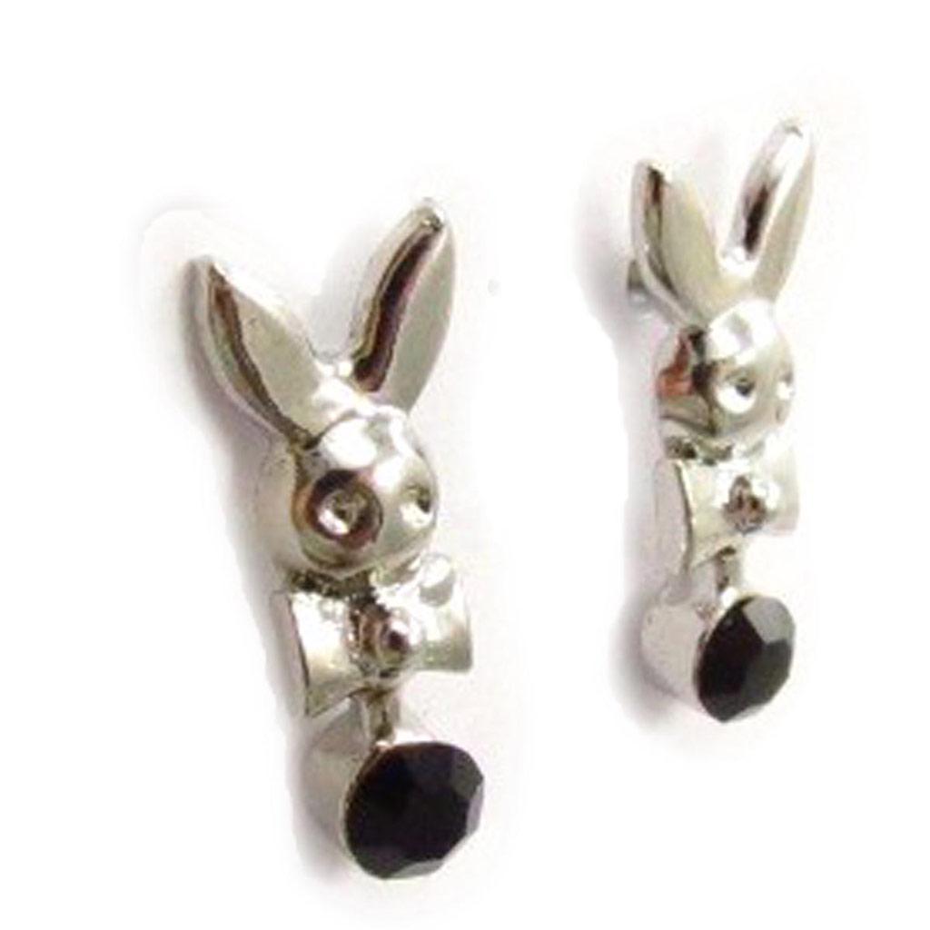 

Les Trésors De Lily [J5954] - дизайнерские серьги Lapinou черное серебро