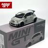 Minigt 1:64 Abarth 595 Lb-Works X Abas Works Fighters Mgt Alliage Modèle de Voiture 1064