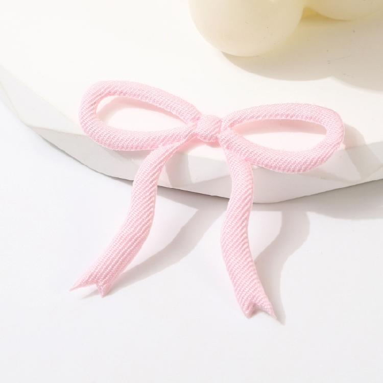 Attachable Polyester Bows Applique For Clothing Accessories DIY Hair Decors Fabric Craft Supplies Design