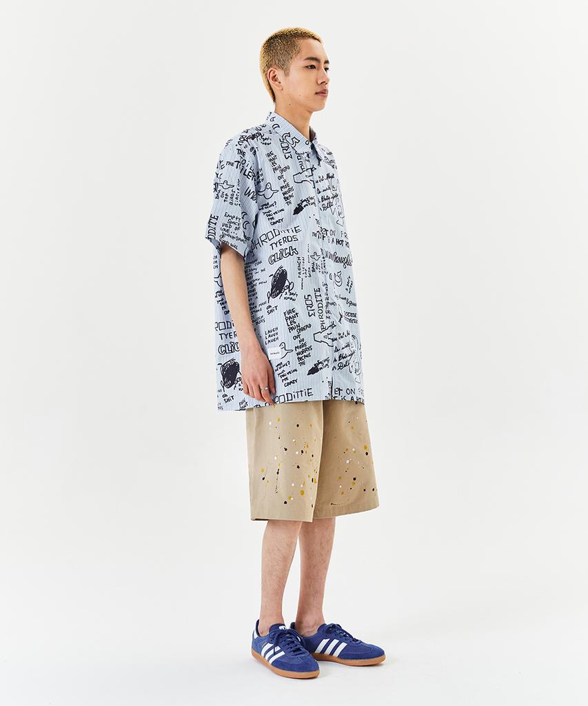 MARK GONZALES Painter Chino Short - Beige