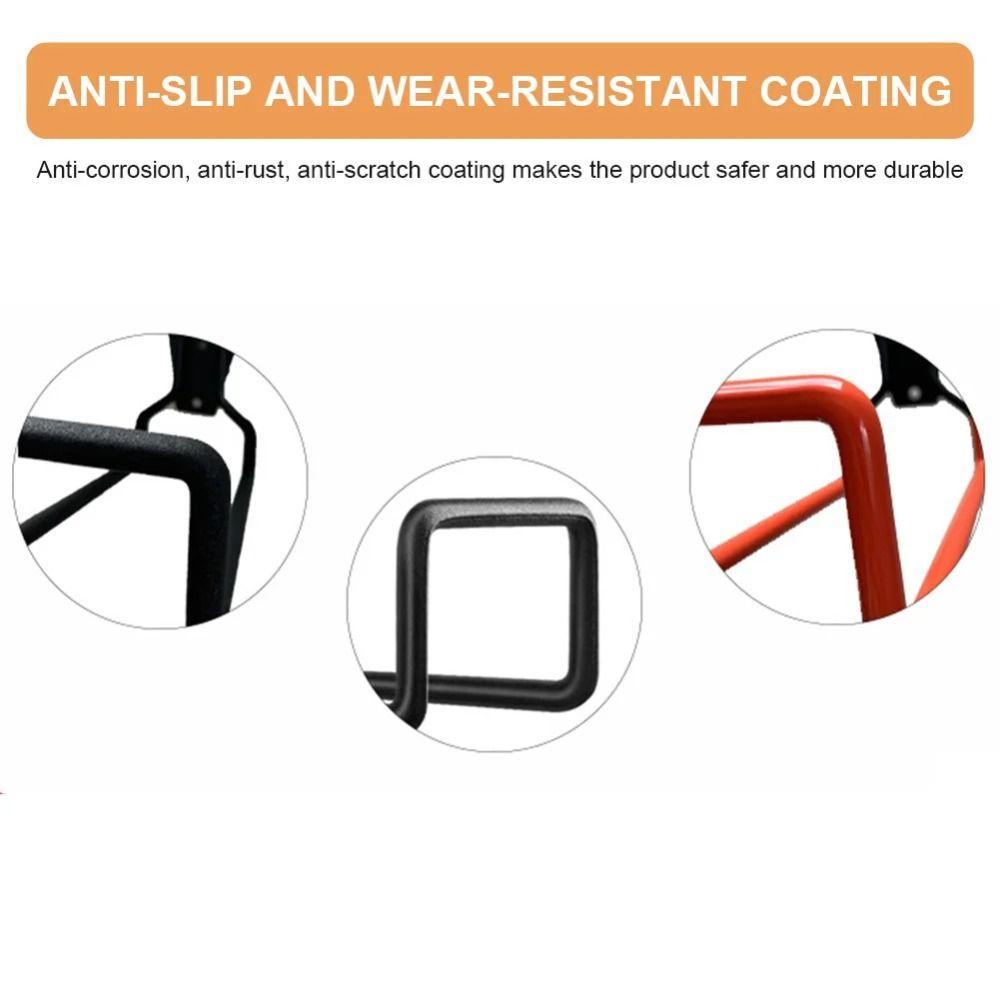 Rust-proof Water Hose Storage Rack Heavy Duty Metal Garage Wall Hooks  for Air Hydraulic Hose