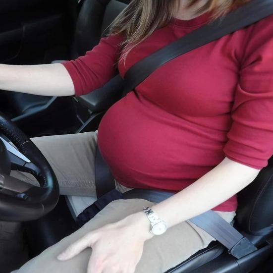 Pregnancy Bump Strap Seat Belt Adjustable Ergonomic Non-Slip Design Universal Simple Installation Seat Bump Strap for Women
