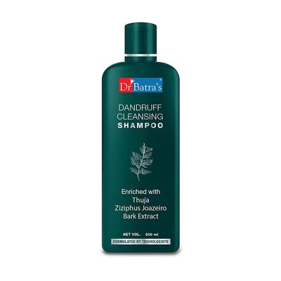 Dr Batra's Dandruff Cleansing Shampoo 500 Ml Pack Hair Care Gentle Paraben Sulfate Free Formula