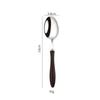 304 Stainless Steel Western Tableware Knife Fork Spoon Dessert Fork Spoon Solid Wood Handle Fork Spoon Steak Knife Restaurant