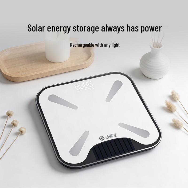 Yun Kang Bao Smart Bluetooth WiFi Body Fat Scale with Eight Electrodes for Accurate Household Measurement