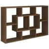 820462 vidaXL Étagère murale Chêne marron 85x16x52,5 cm Bois d'ingénierie