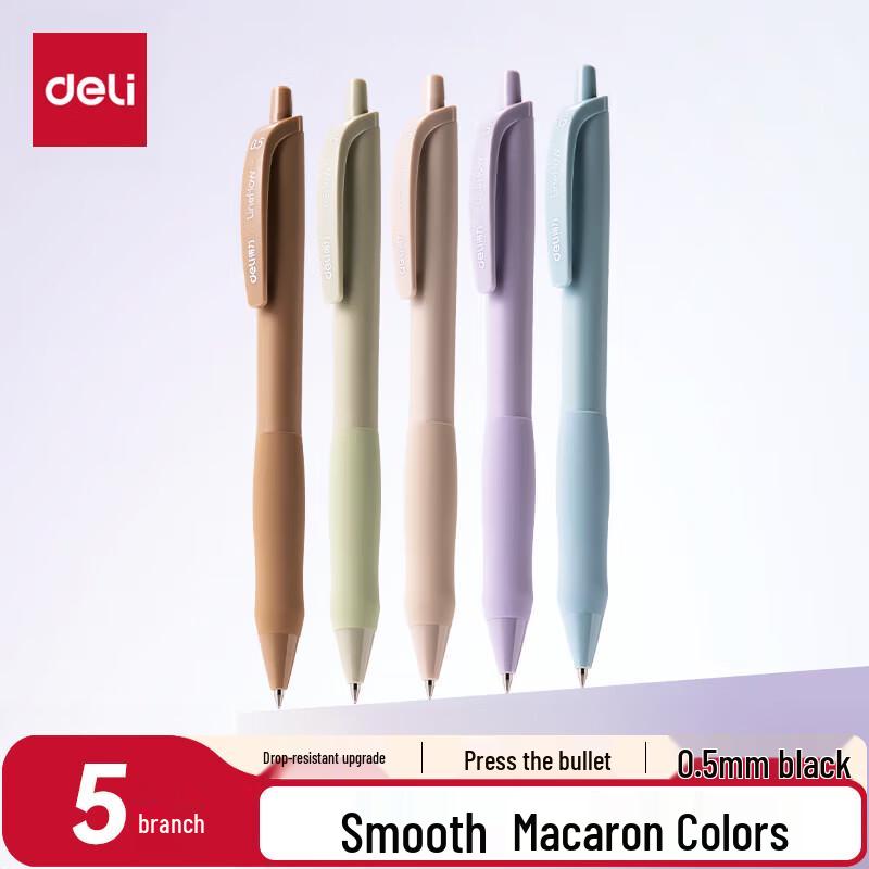 Deli 0.5mm Smooth Retractable Gel Pen