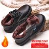High Quality Safety Shoes Fleece-lined Thickened Warm Steel Toe Security Boots Winter Work Boots Construction Work Shoes36-45