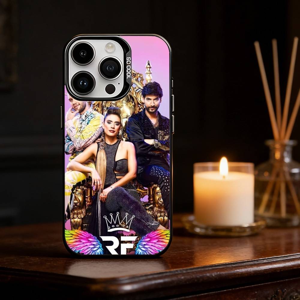 

Queen of Flow La Reina Del Flow Phone Case For iPhone 17 16 15 14 13 12 11 Pro Max Plus Silver Matte Black Cover iPhone16