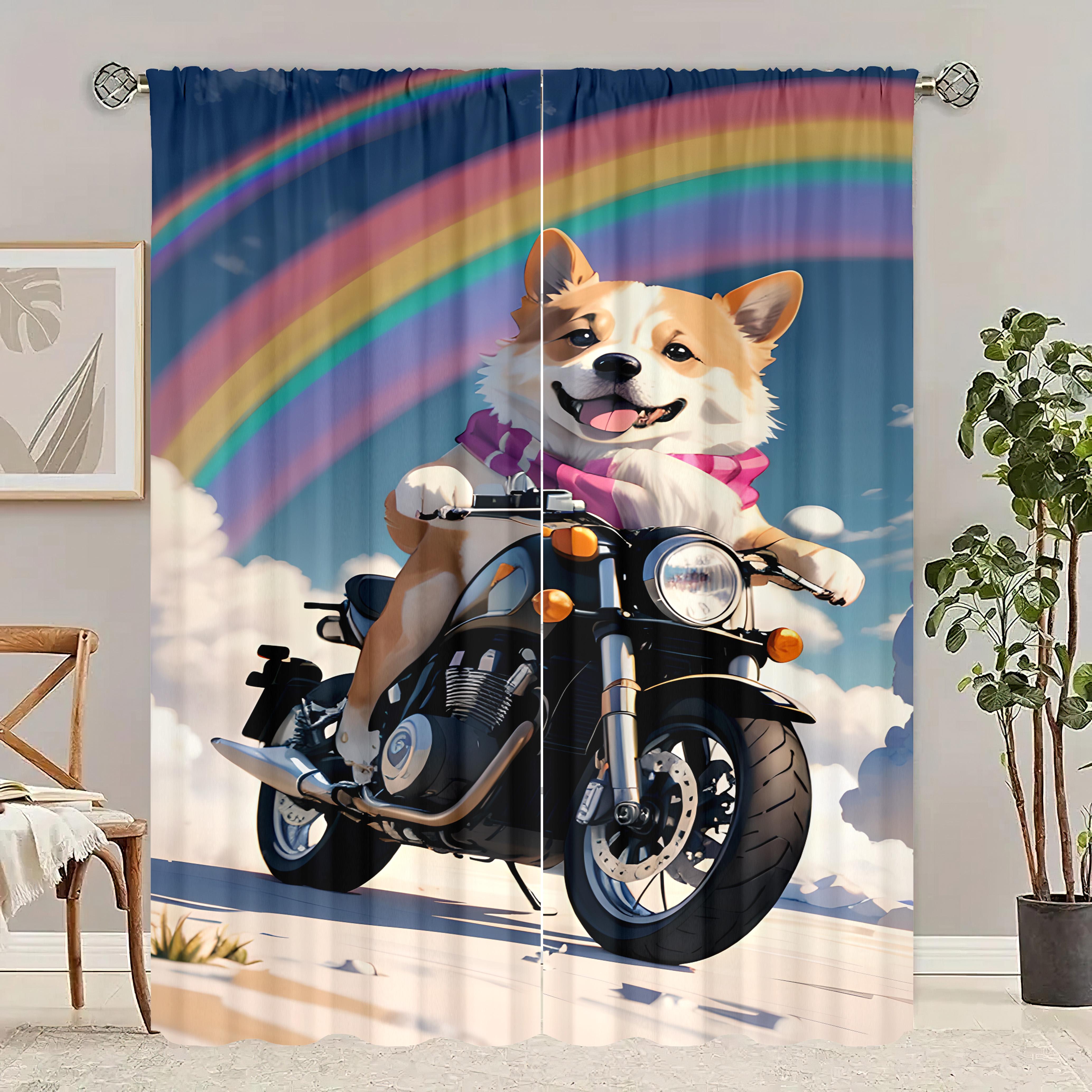

2 pieces - customizable - Printed curtain - Polyester material - suitable for bedroom decor, living room, study private curtain 30inchx65inchx2Pcs
