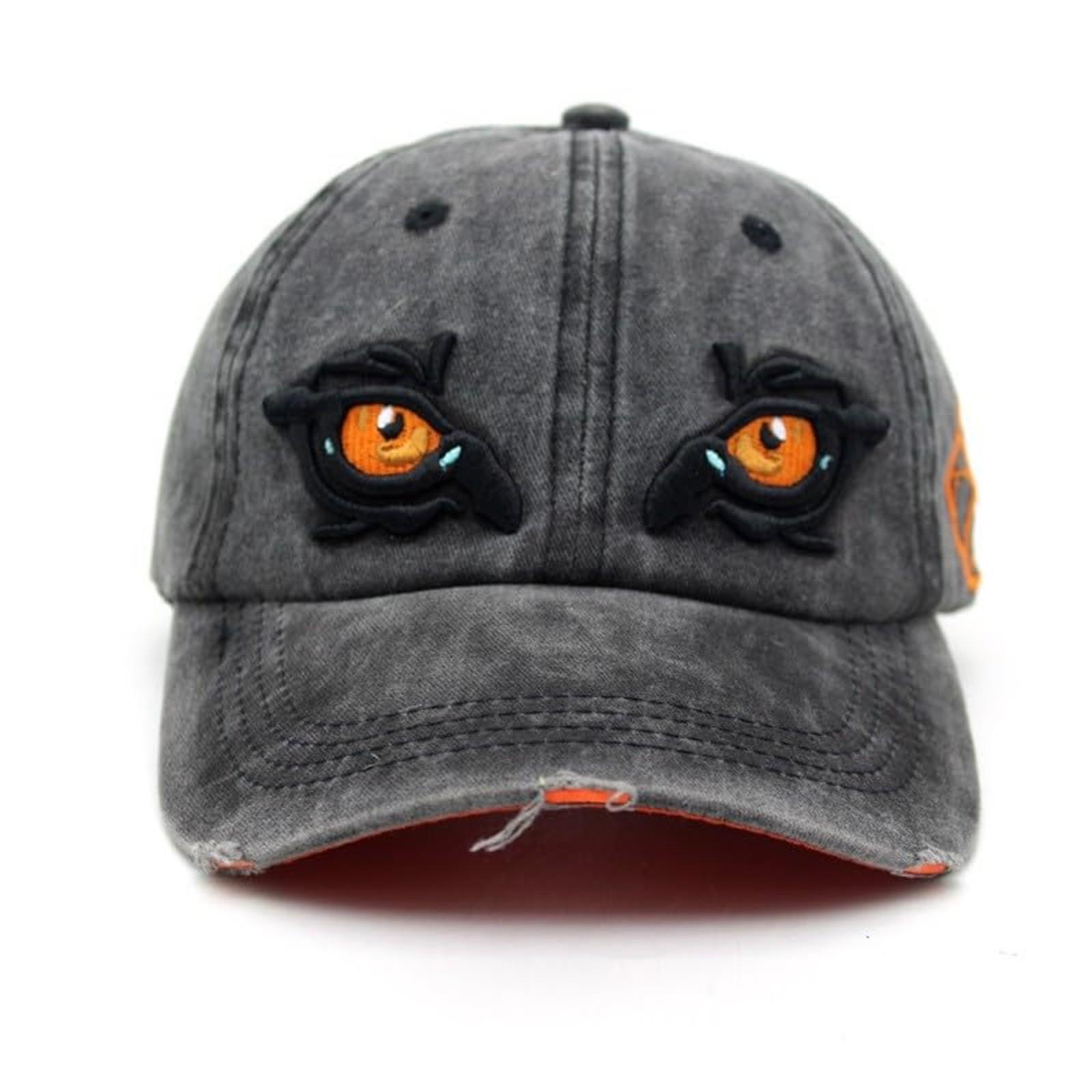 

Мужская Женская Вышитая Потертая Регулируемая Солнцезащитная Шляпа Хлопок Забавные Шляпы One Size чёрный