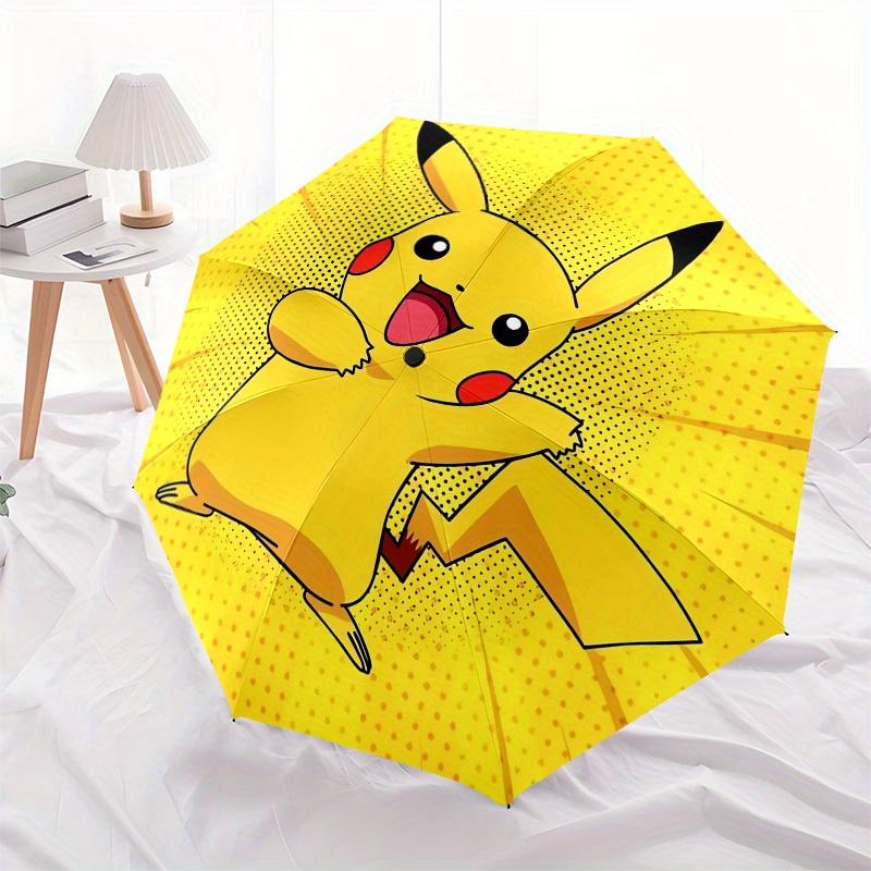 1pc Pikachu Themed High-quality Umbrella,Automatic Opening and Closing Umbrella,Multi-functional Umbrella G0811246