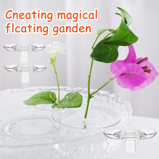 Hydroponic Floral Arrangement Holder Transparent Acrylic Desktop Decoration Multifunctional Container