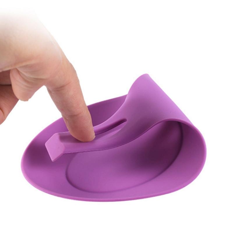 Silicone Spoon Holder Heat Resistant Washable Spoon Rest for Busy Cooks Household Use Multifunctional Design Sauce Dish