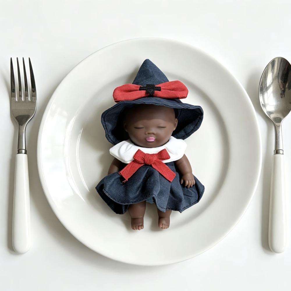 Hand Relax Black Skin Squishy Desk Home Ugly Doll Toy Creative Natasha Squeeze Doll  Festival Gifts
