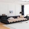 Vintage High-end Straight Sofa Cushion Autumn and Winter Plush Leather Sofa Special Cushion Fixed Anti-slip Cover Cover Cloth