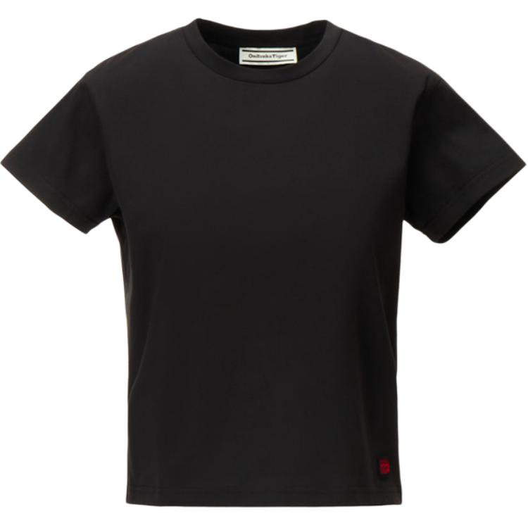 ONITSUKA TIGER Ws Ss Tee Solid Color Short Sleeve T-Shirt Unisex Tops 2182B480-001